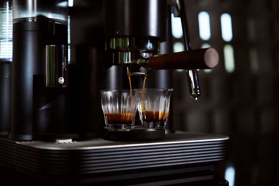 Meraki Siebträgermaschine für Anfänger mit integriertem Espresso-Workflow
