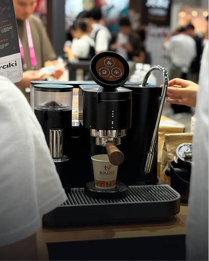 Meraki Espressomaschine im Espresso-Workflow